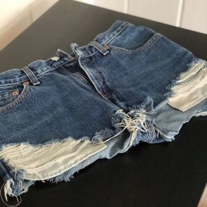 Levi’s • Vintage Distressed Cut-Off Shorts